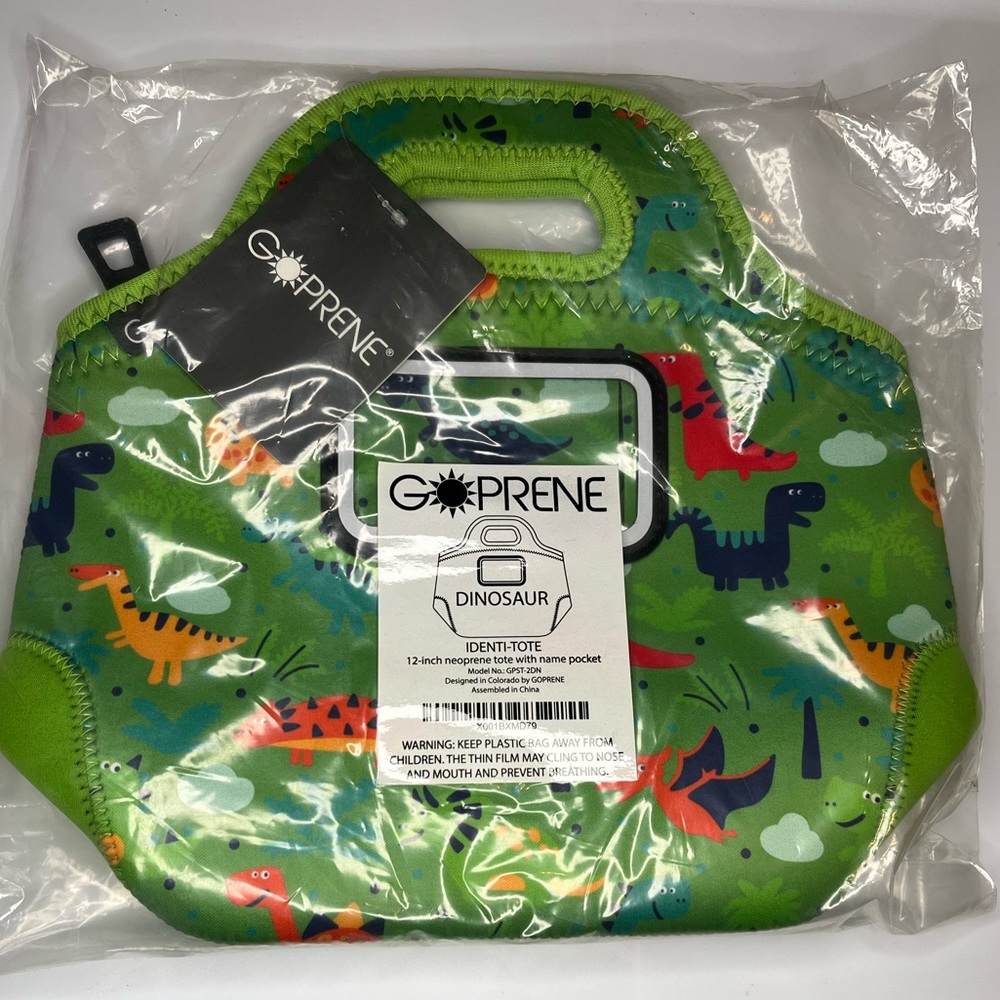 🦕 Kids dinosaur neoprene lunch tote 🦖